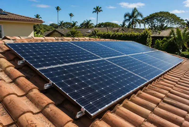 Installation de panneaux solaires à Saint-Avit